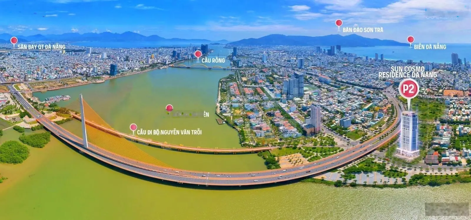 Sở hữu căn 1PN + The Panoma - Sun Cosmo Da Nang chỉ 1tỷ9 - Ưu đãi CK đến 19% vốn ban đầu chỉ 800tr