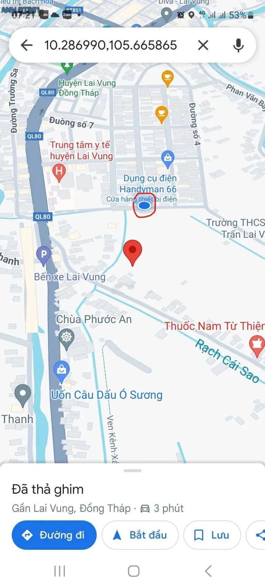 Bán cặp nền góc khu dân cư trung tâm thị trấn Lai Vung, huyện Lai Vung, tỉnh Đồng Tháp
