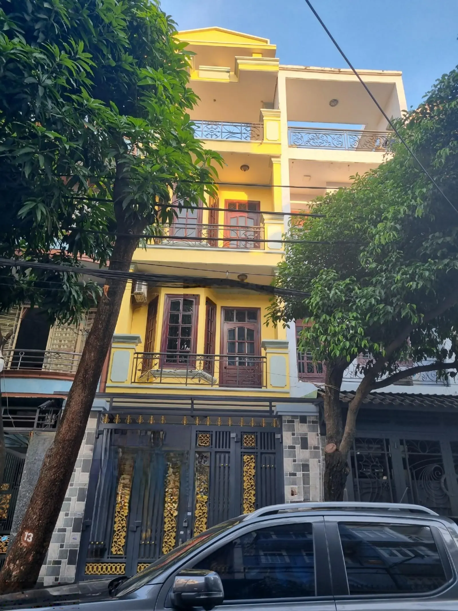Bán nhà 4 tấm mặt tiền đường B khu ADC Tân Phú 4 dài 21m