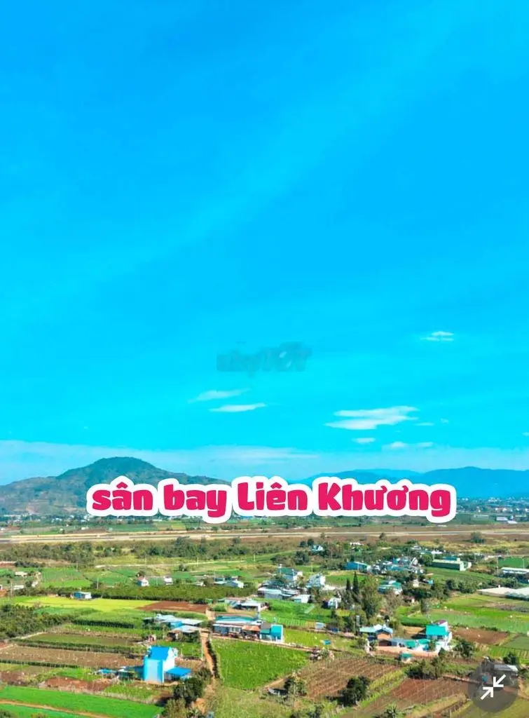 Đất cạnh sân bay Liên Khương DT 1131m2 (32x30, 400m2 thổ)