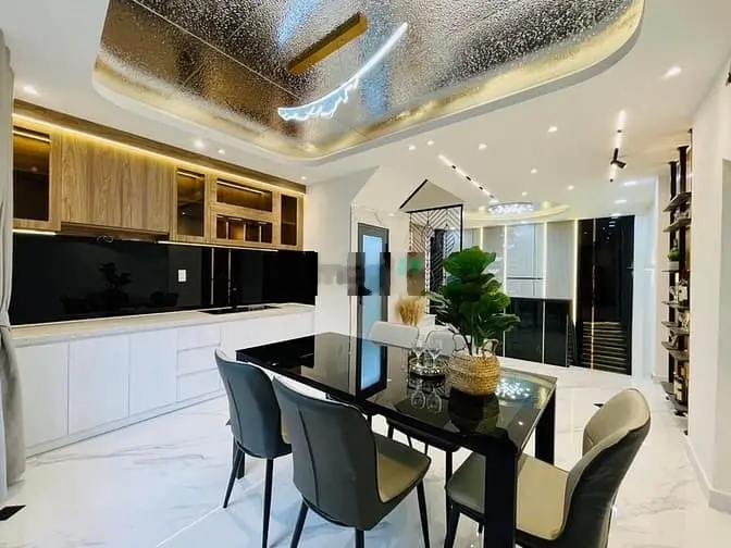 Siêu Phảm Hẻm 5m🆘Lê Văn Thọ P16 4.5X12M🆘4 Lầu 4pn 4wc Full Nội Thất