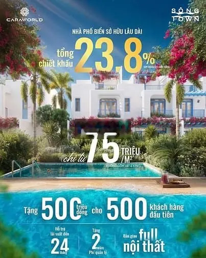 Chỉ từ 7,9 tỷ cơ hội đầu tư nhà phố biển Bãi Dài Cam Ranh.