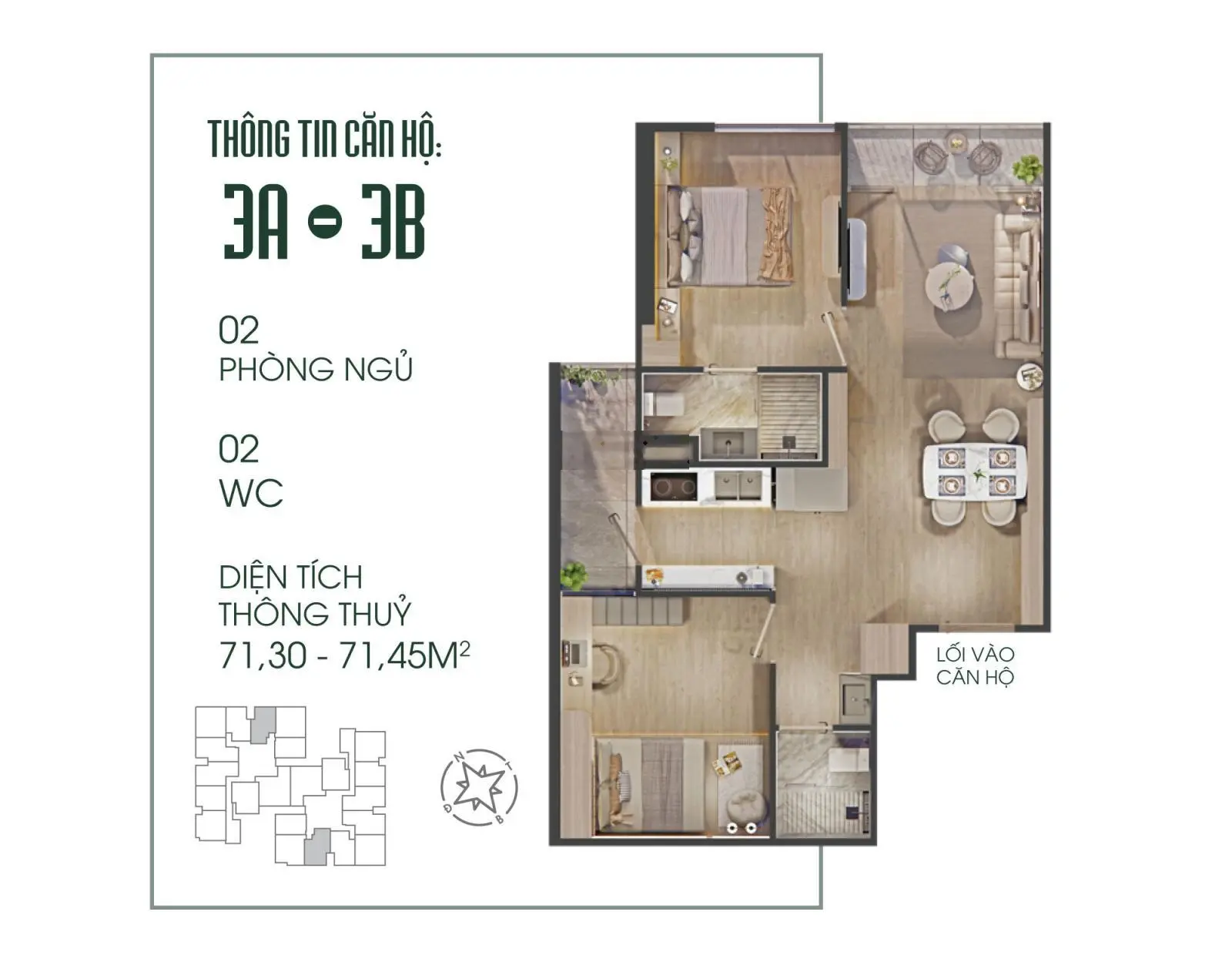 Sở hữu căn hộ 2PN giá sốc tòa The Fibonan KĐT Ecopark với chính sách ưu đãi CK6% quà tặng 80tr