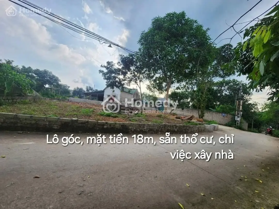 Bán đất Thị trấn Mẹt, Hữu Lũng, giá 200 triệu/ mét mặt tiền, mặt tiền 5m, chạy sâu 18m. đường thông