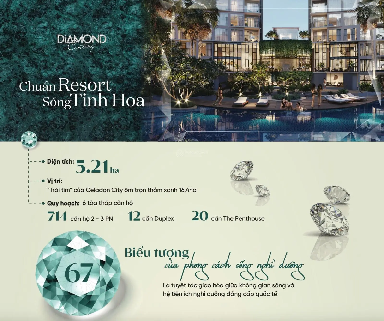 Căn hộ Celadon City - Diamond Centery. Từ 2,1 tỷ nhận nhà. Chuẩn Resort, sống tinh hoa