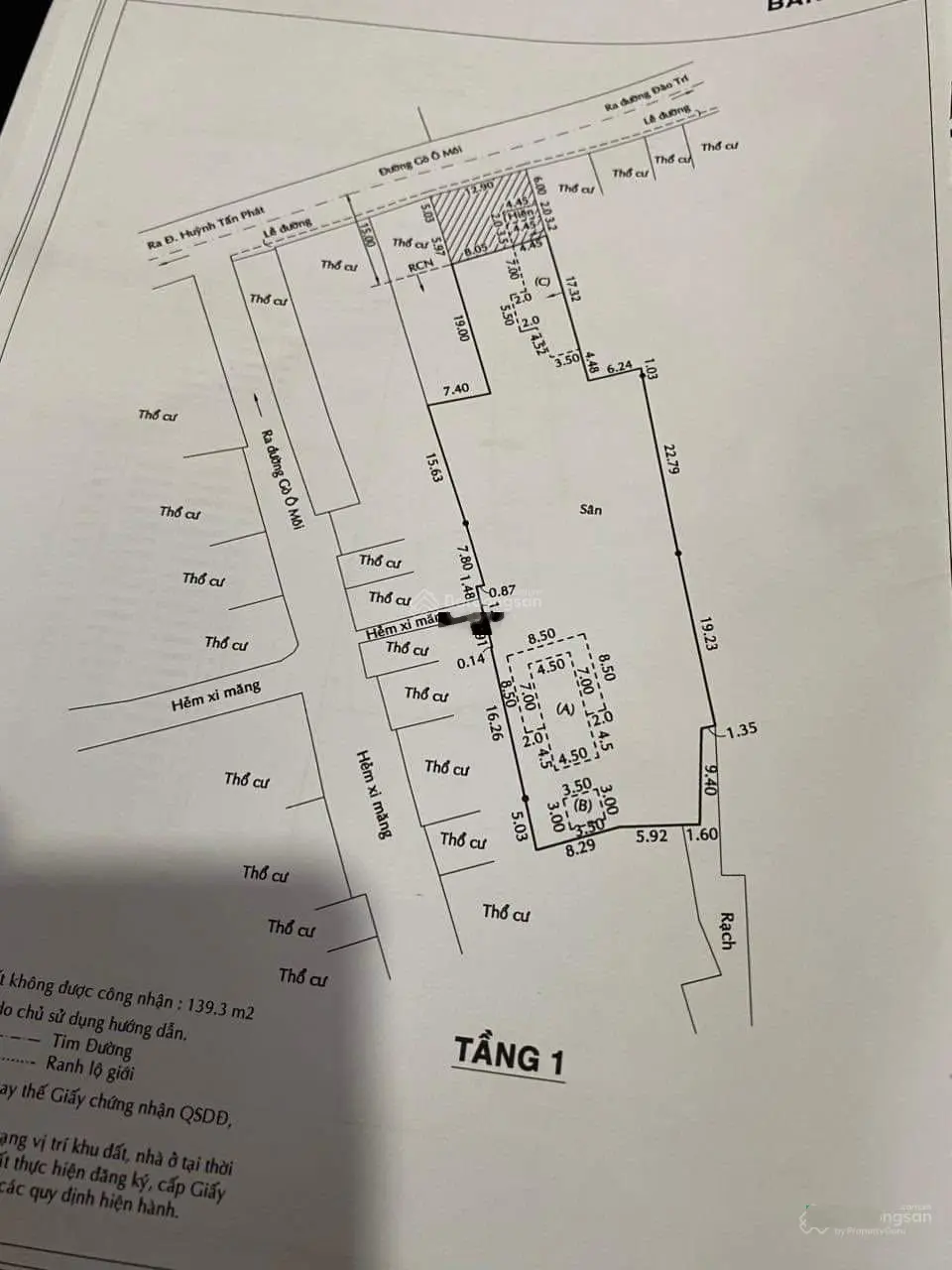 Cần bán 1500m2 đất (gần 1000m2 thổ cư) MT Gò Ô Môi, Phú Thuận, Q7. Giá: 140 tỷ TL, LH: 0966 733 ***