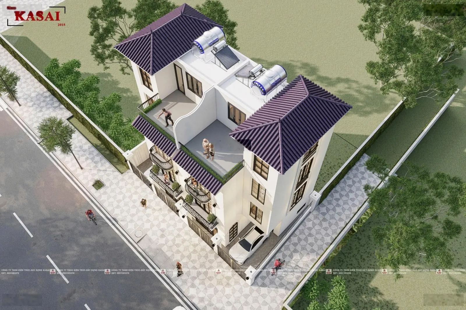 Nhà 4 tầng mới xây gần trường chuyên Lam Sơn