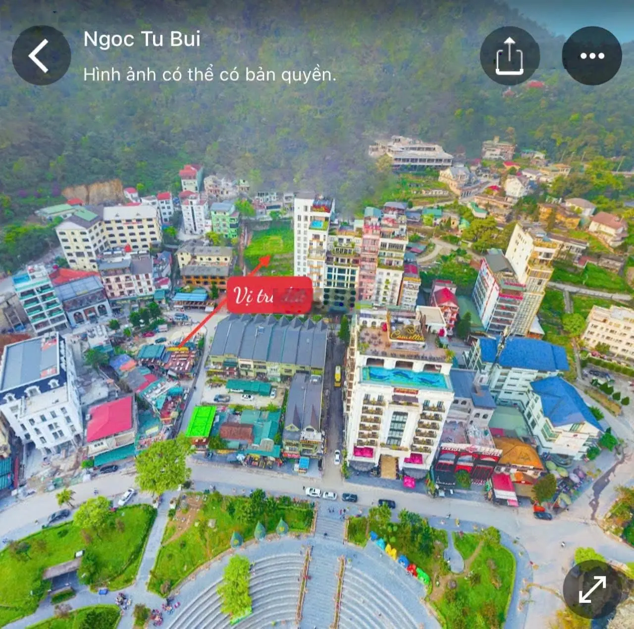 Cần thanh khoản gấp 1 hoa hậu 2 mặt tiền nằm vị tri trung tâm khu du lịch tam đảo