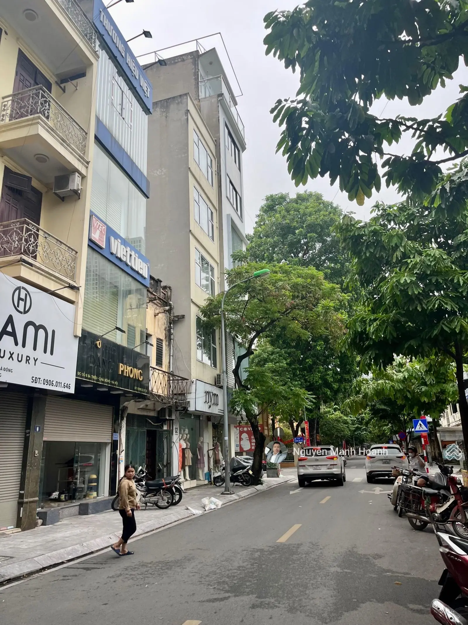 Bán nhà mặt phố Bà Triệu, Hà Đông. Diện tích 57m2, xây dựng 5 tầng, kinh doanh đẳng cấp