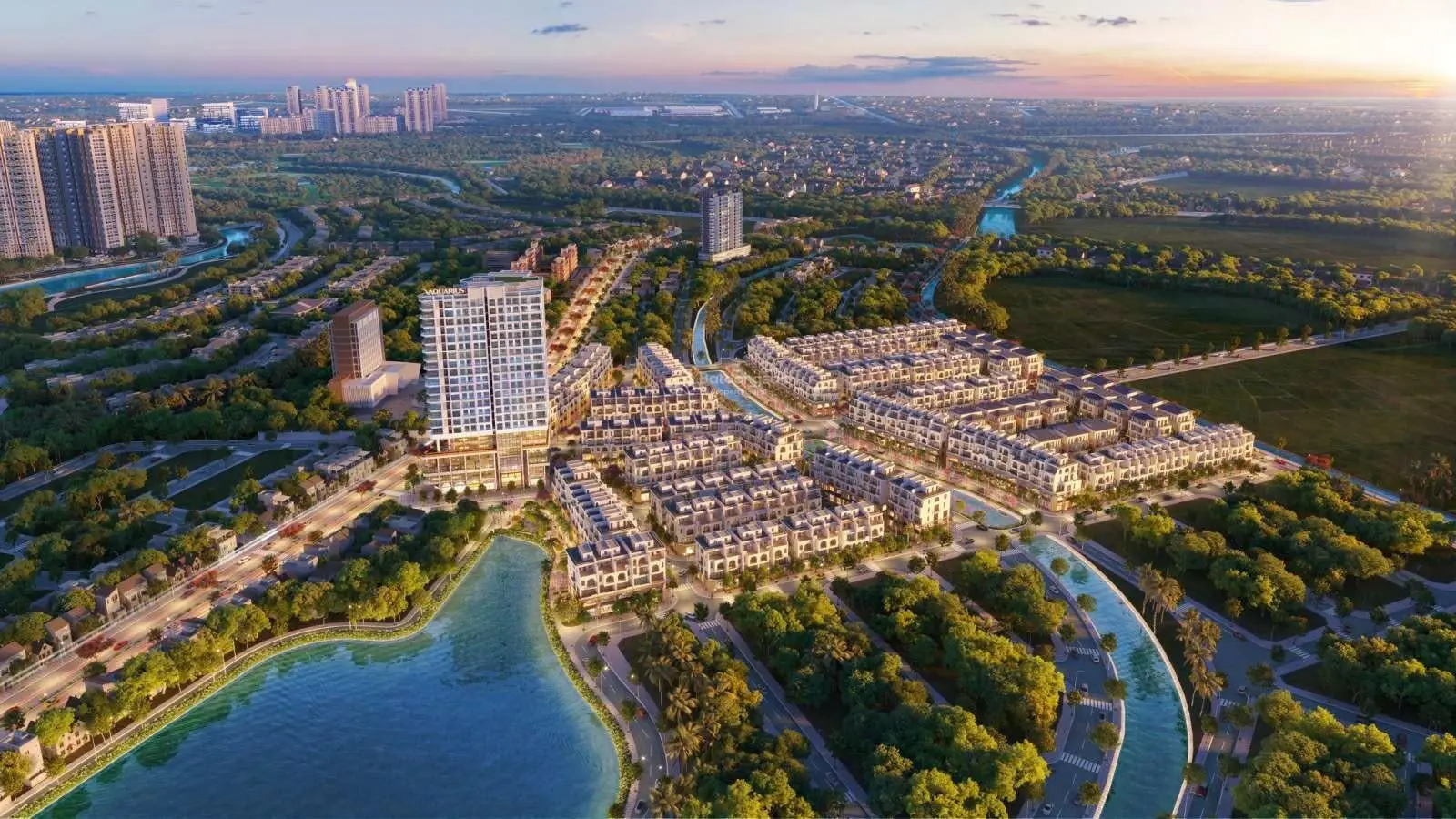 CĐT cho ra dãy biệt thự nằm ở trung tâm Văn Giang, triết khấu cực SỐC, giá lại yêu thương