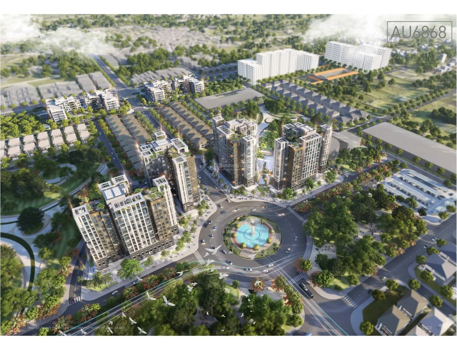 Chuyển nhượng biệt thự song lập HUD Mê Linh 300m2, đường 13.5m. LH: 0989 495 ***