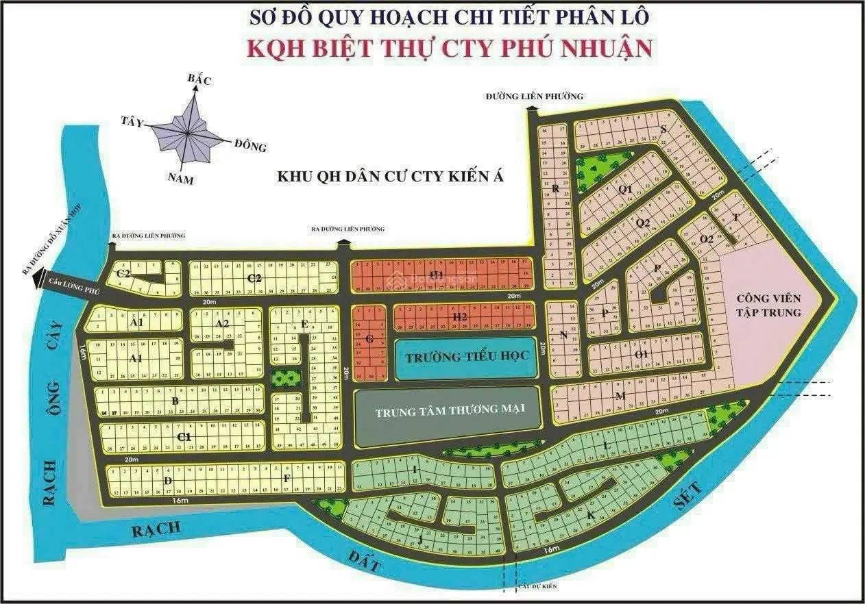 Bán nền trục chính đường 20m đối diện The Golbal City đi vào 300m, giá tốt nhất dự án