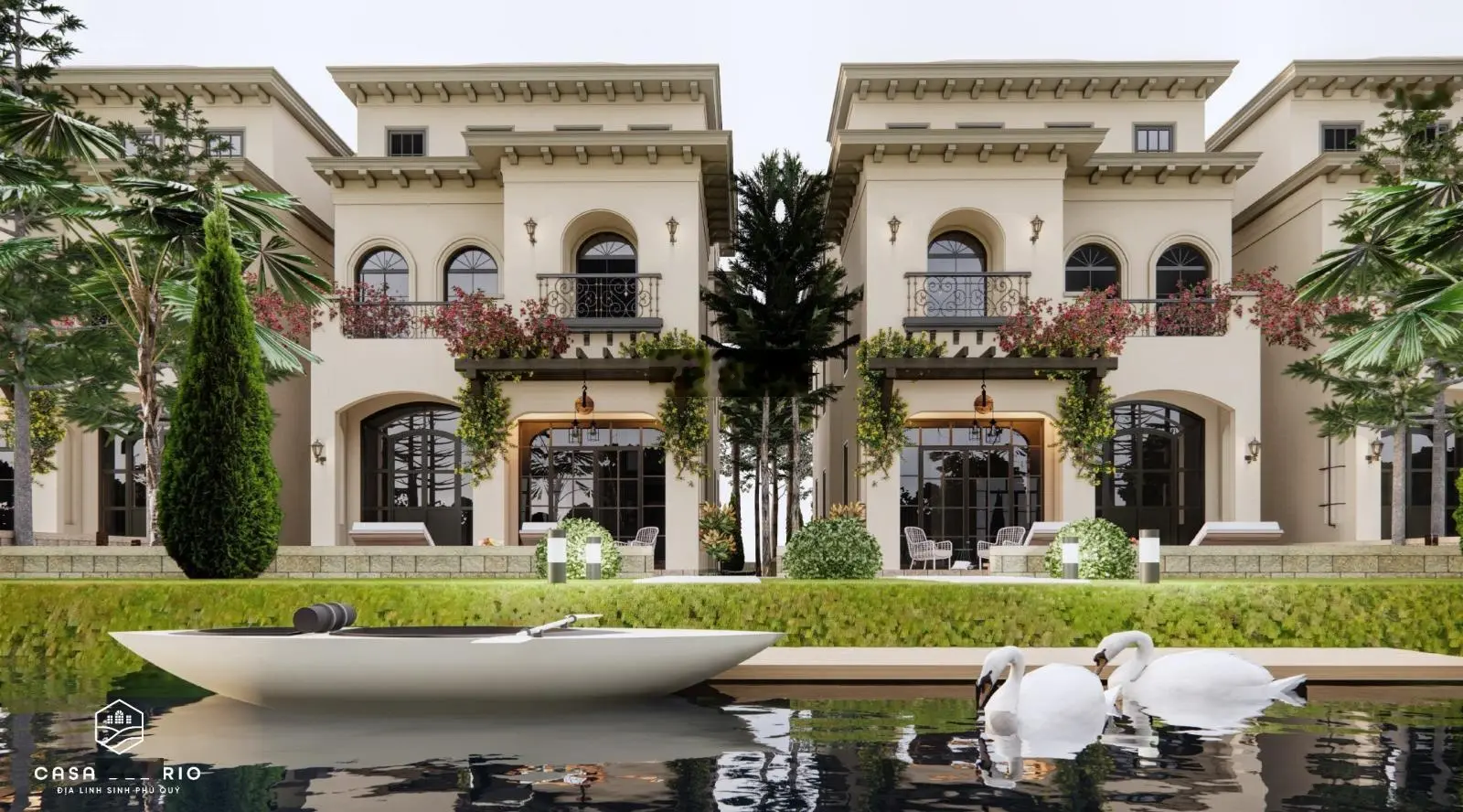 Gấp, gấp bán căn biệt thự đẹp nhất DA Casa Del Rio view sông đường 25m, Giá tốt nhất thị trường
