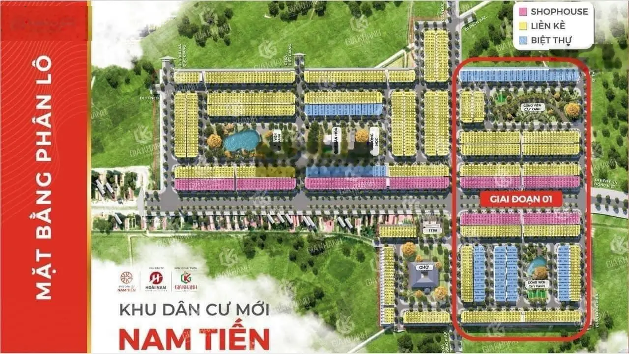 Dự án khu dân cư Nam Tiến, Đồng Việt, Yên Dũng - Bắc Giang