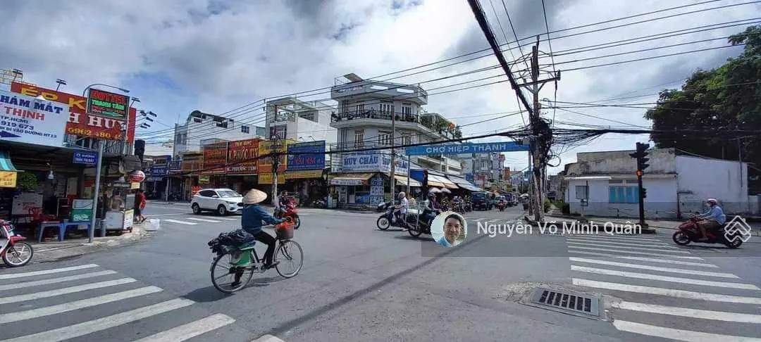 Nhà mặt tiền Hiệp Thành 13 Quận 12. 4 tầng DT 7mx48m.DTCN 326m2.Chợ Hiệp Thành sầm uất.Chỉ 16.5 tỷ