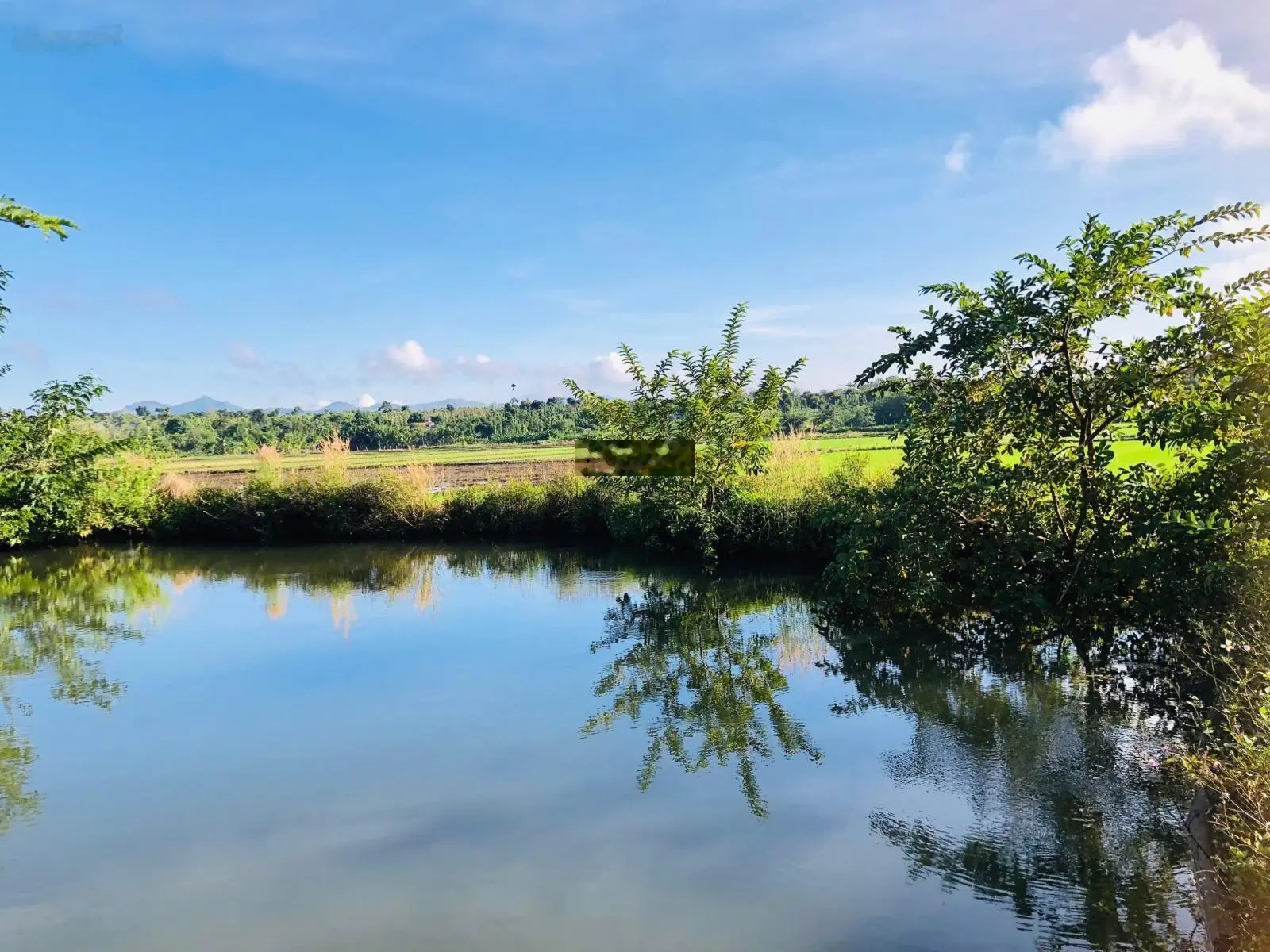 Mảnh vườn đẹp tâm huyết tại CuKuin Daklak. DT: 3 sào, thực tế 4 sào đường bê tông lớn thổ cư 400m2