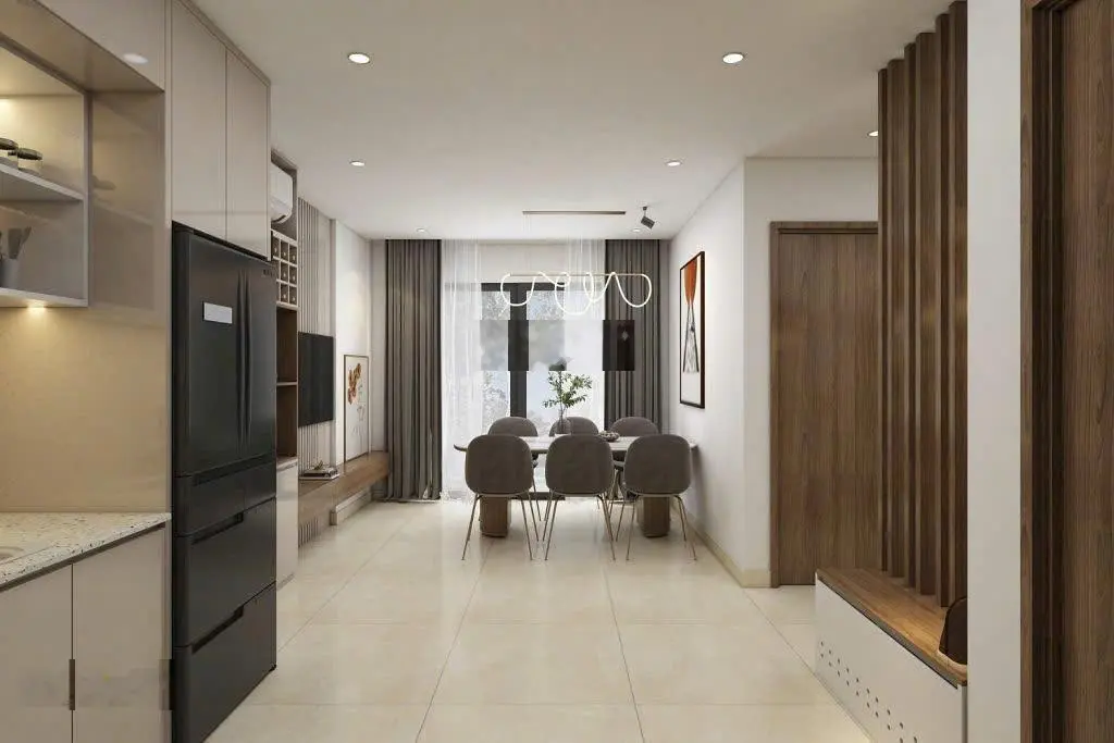 Căn tầng 3 view công viên nội khu, 60m2, 2PN, 2VS, tầng đẹp liên thông các block