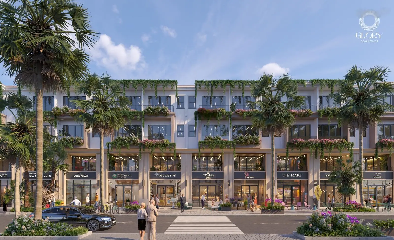 Glory Downtown trung tâm TP Thái Bình xây 4 tầng, sẵn sổ đỏ chỉ từ 5,2 tỷ/căn 72,5m2. CK đến 10%
