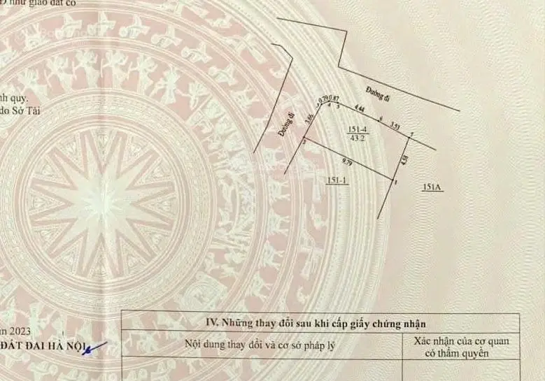Lên mảnh hoa hậu la phù - sát bên gleximco dương nội - siêu thị aeonmal - lê trọng tấn 43.2m
