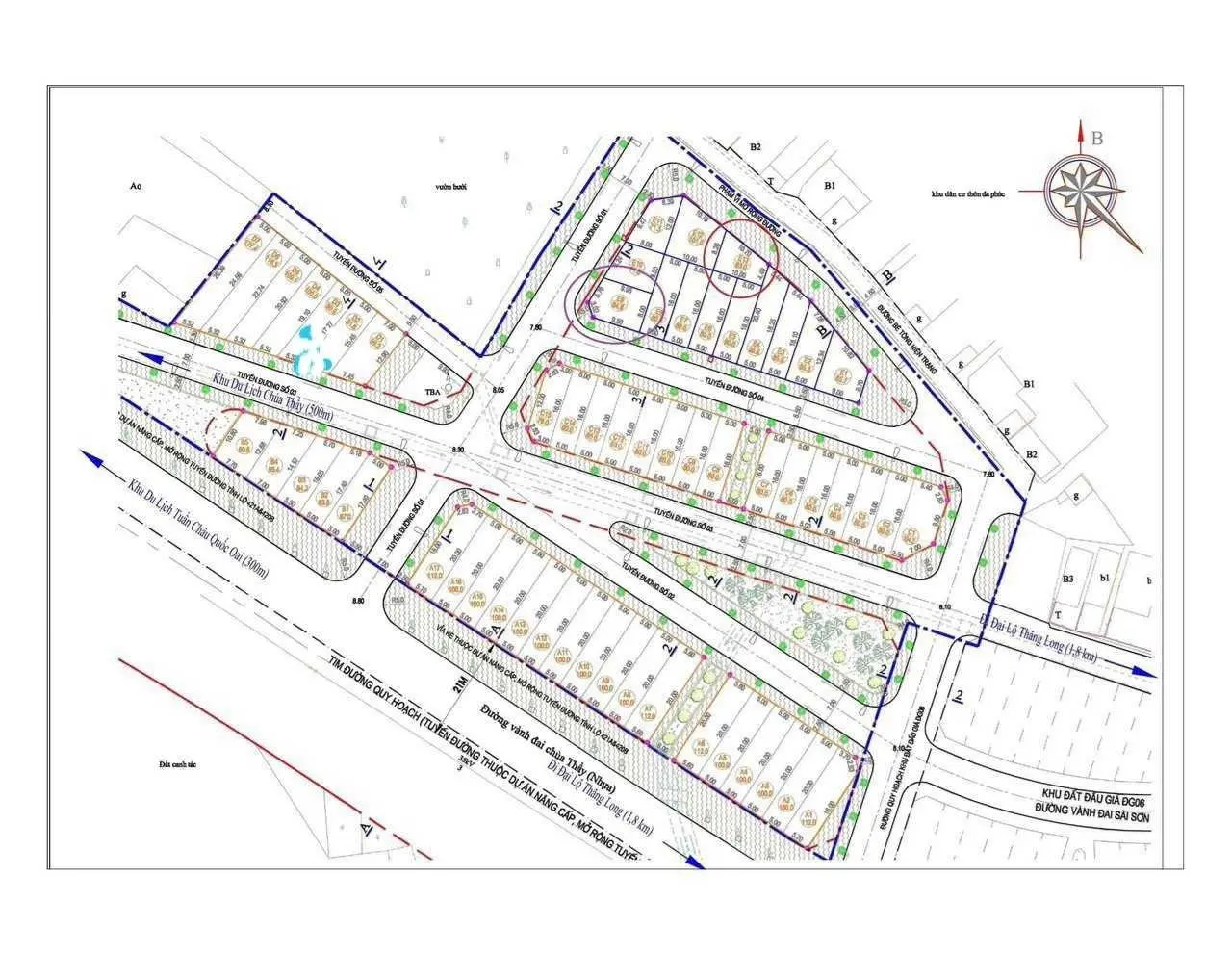 Bán lô đất đấu giá mặt đường Vành đai Tuần Châu rộng 42m, dt 100m2. LH 0962147575