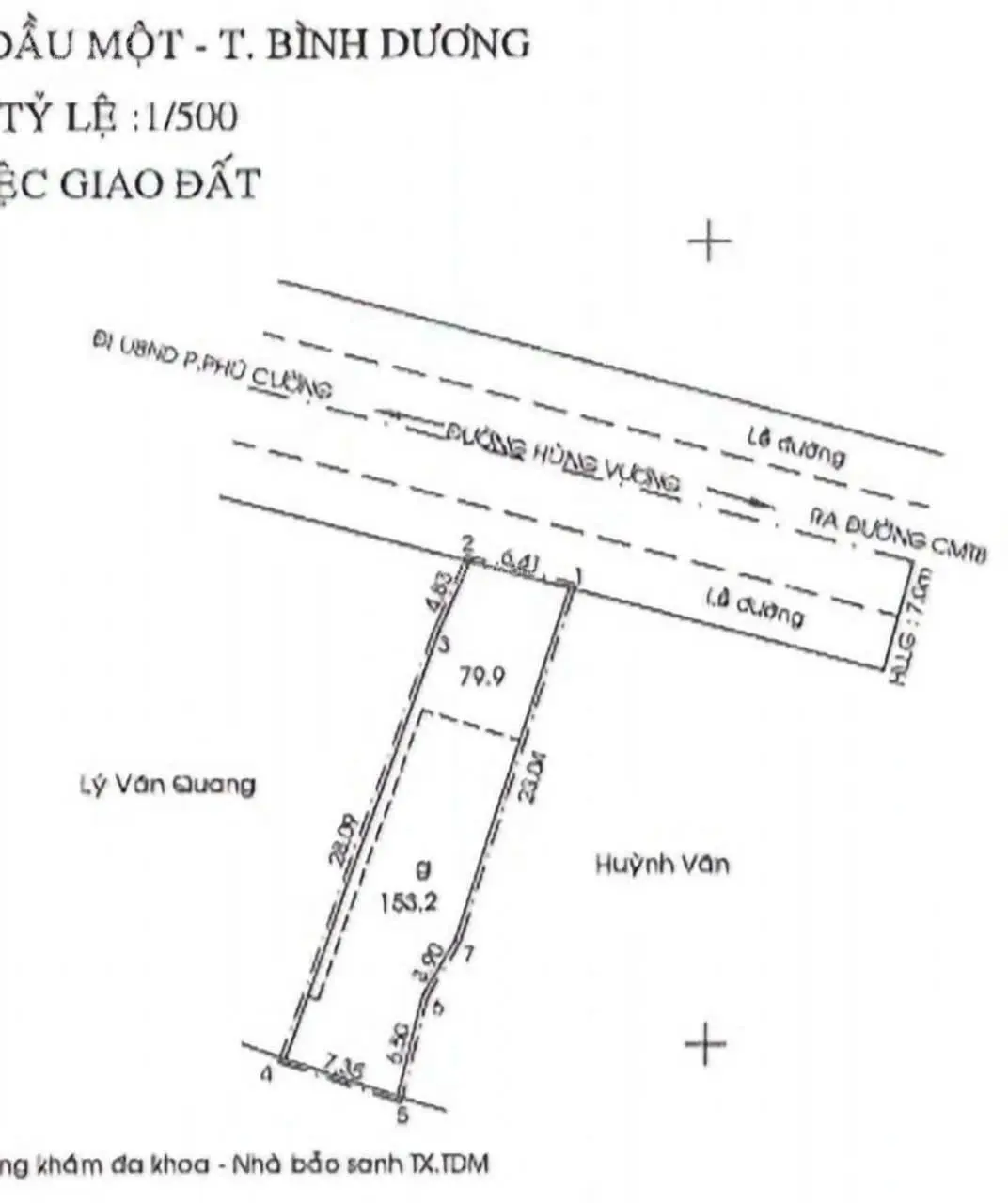 Bán nhà 1 trệt 2 lầu đường Hùng Vương, phường Phú Cường ngay chợ Thủ Dầu Một, 7x33, giá tốt 28 tỷ