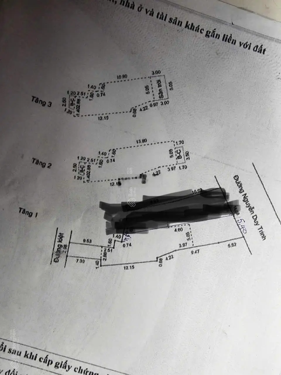 Bán siêu phẩm nhà 3 tầng Nguyễn Duy Trinh, sát và thông với trục Lê Văn Hiến, 195m2, 7,5 tỷ TL