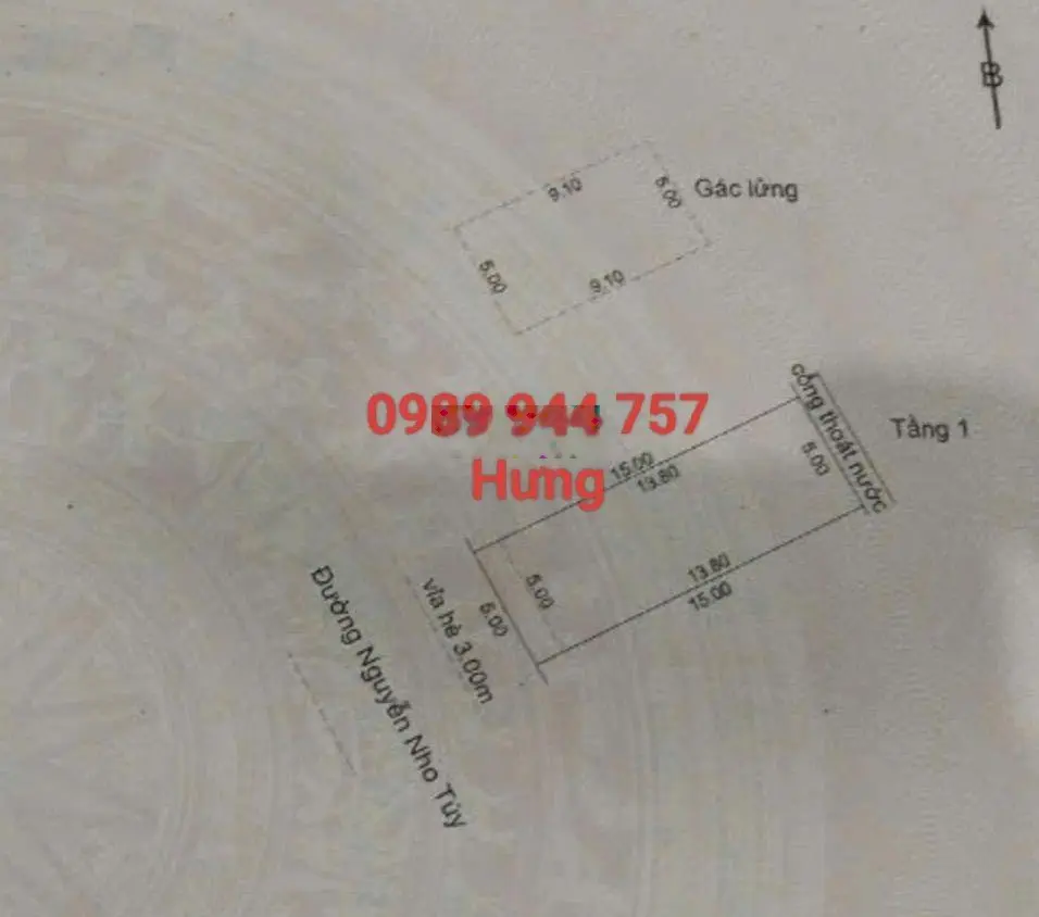 Nhà 2 tầng mặt tiền vip nguyễn nho túy - khuê trung, cẩm lệ - lh 0989 944 *** hưng