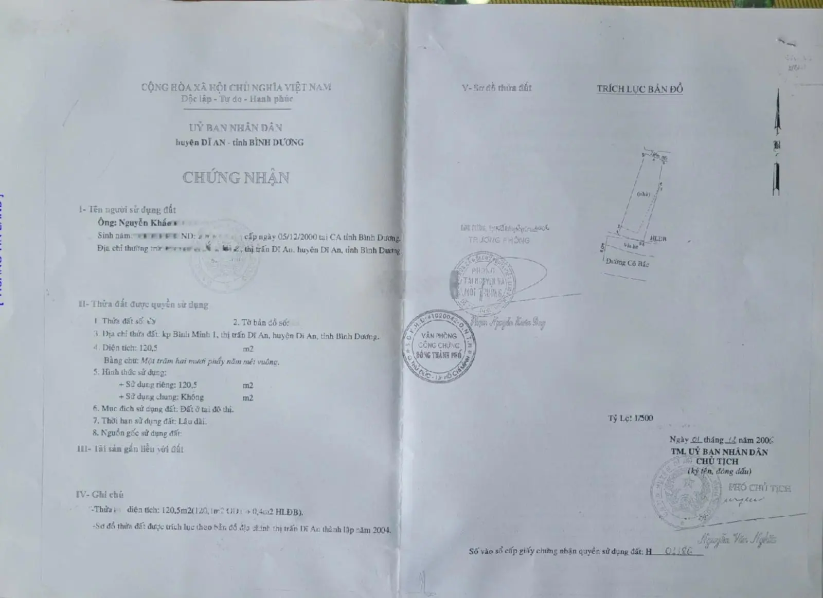 Bán nhà 1 trệt 1 lầu MT đường Cô Bắc chợ Dĩ An 1, P. Dĩ An, tp Dĩ An