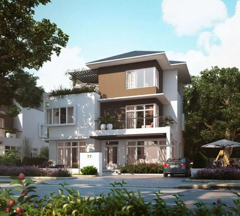 Bán Lk Tasco Xuân Phương. DT 82.5m2. MT 5m. Nhìn vườn hoa. Hướng ĐN. LH 0938 739 *** A Sáng