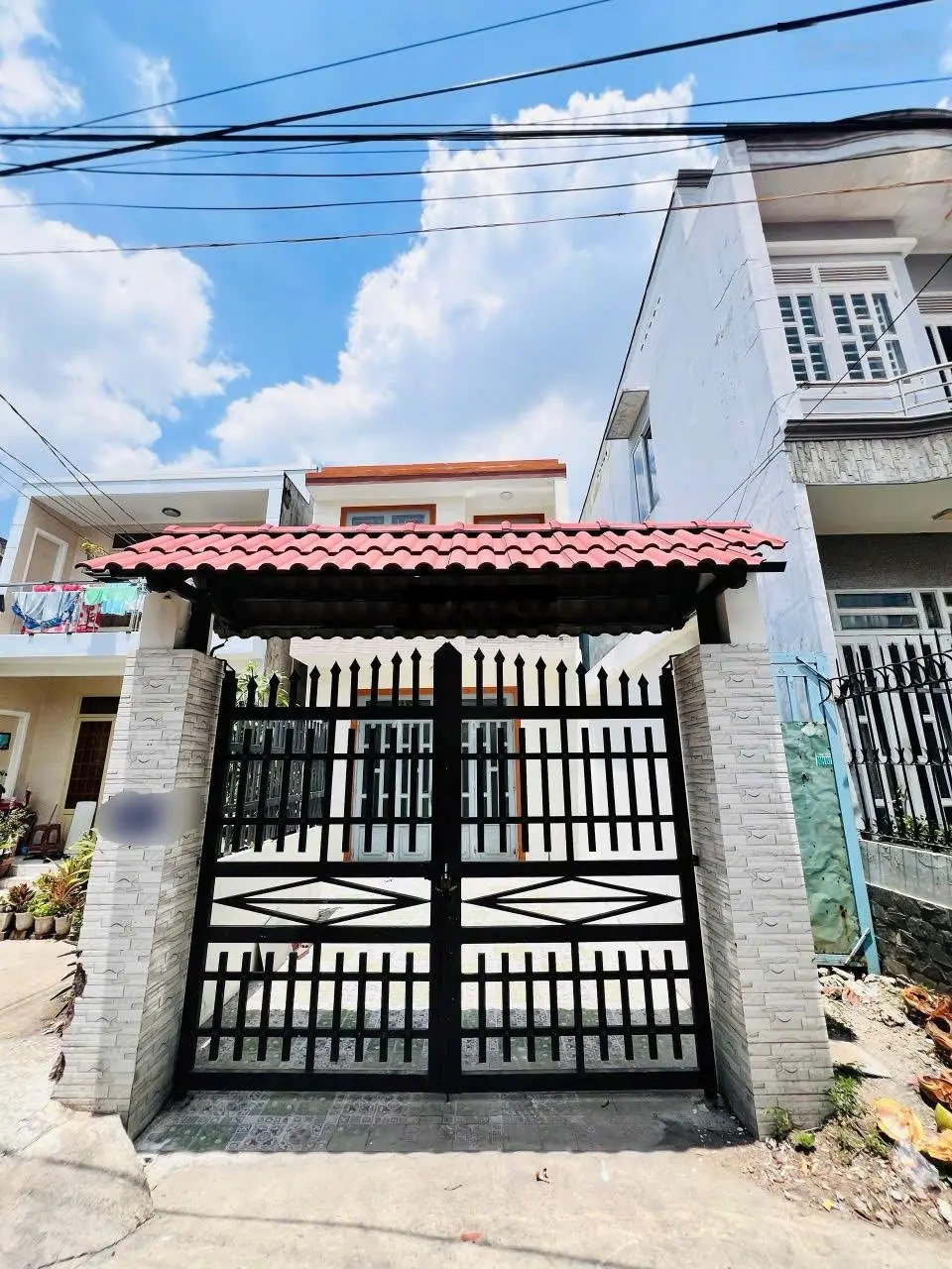 Nhà 1T1L gồm 2PN 2WC - HXH thông - DT 56,5m2 (4,6*16m) - oto ngủ trong nhà - gần chợ Thủ Đức