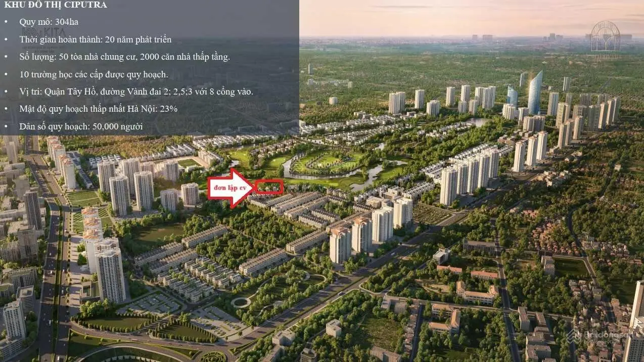 Đơn Lập 330m2 mặt hồ công viên 65ha Ciputra Giá hơn 300 triệu m2 sẵn sổ giao dịch ngay
