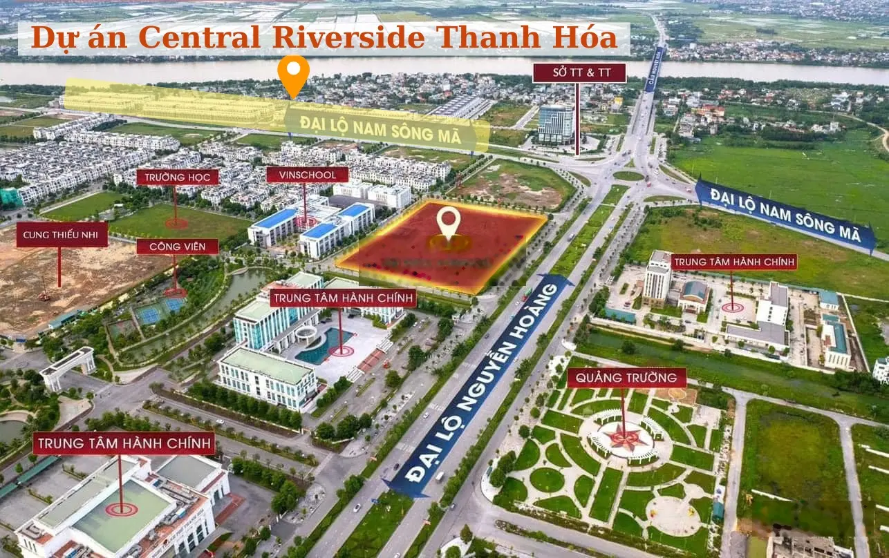 Full giá 4,7 tỷ mua đứt căn liền kề 80m2 cạnh UBND TP. Thanh Hóa. Đối diện 13 tòa chung cư Vin