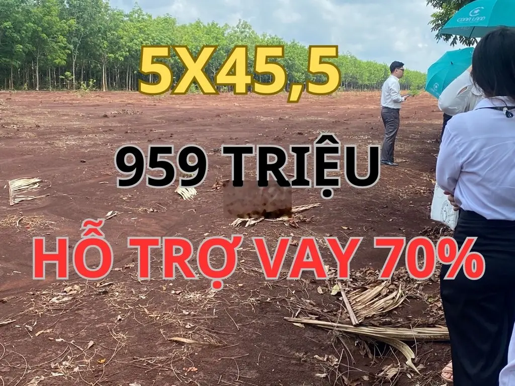 Bán đất thổ cư giá 950 triệu, diện tích 229 m2, tại Tân Quan, huyện Hớn Quản, Bình Phước