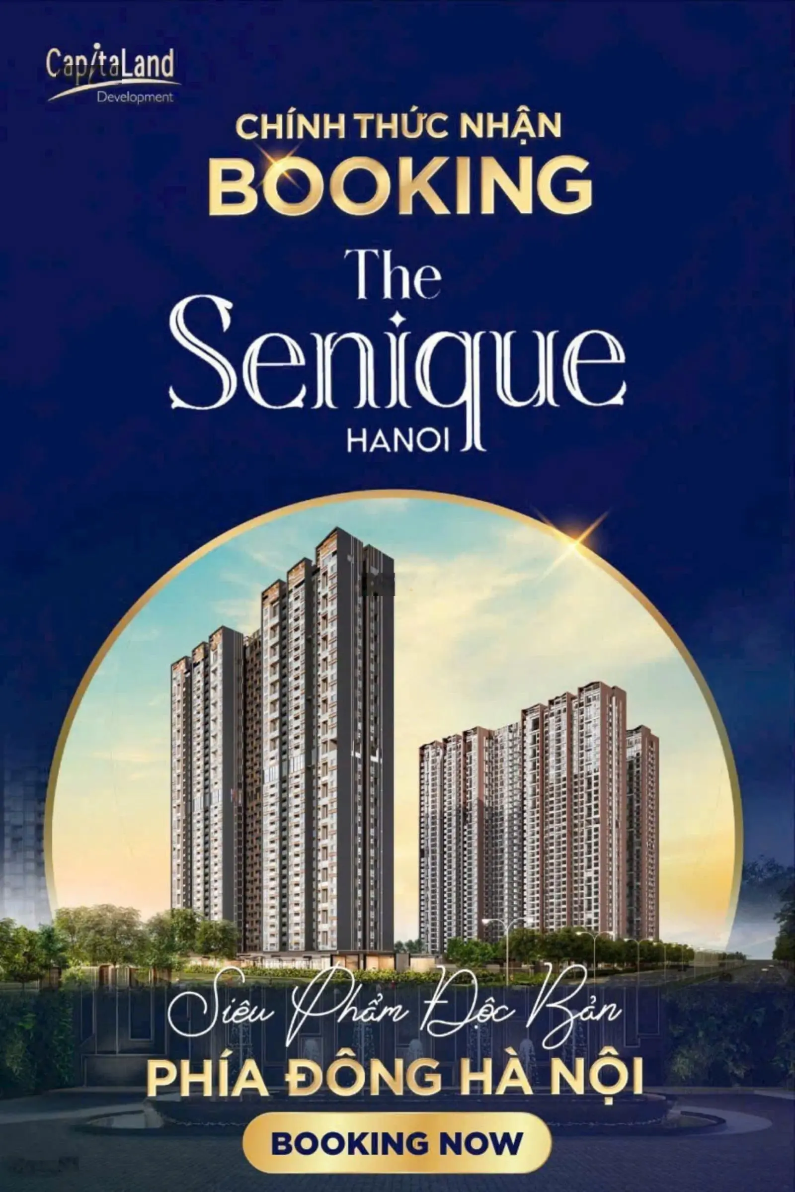 CHIẾT KHẤU KHỦNG CHO KHÁCH BOOKING ĐỢT ĐẦU TÒA CĂN HỘ THE SENIQUE HANOI CAO CẤP NHẤT VHOP1