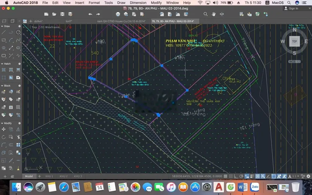 Bán đất xã An Phú 40x50 chưa thổ cư tổng 1960m2. Giá 2 tỷ 500 triệu.