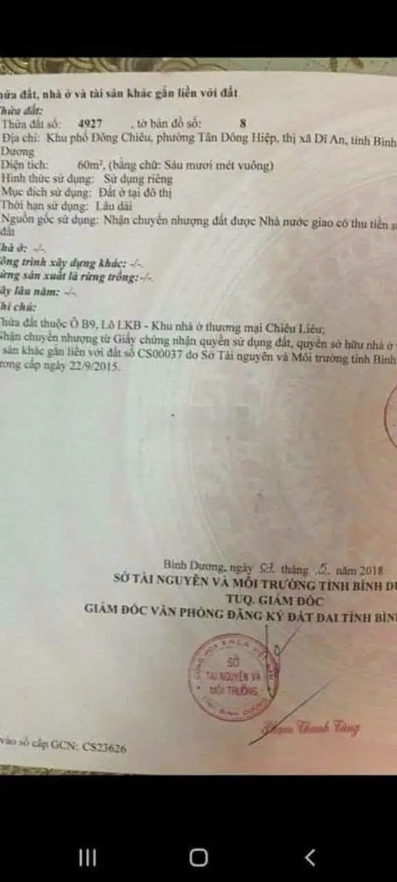 Nhà lầu trệt đường 8m gần đường Chiêu Liêu