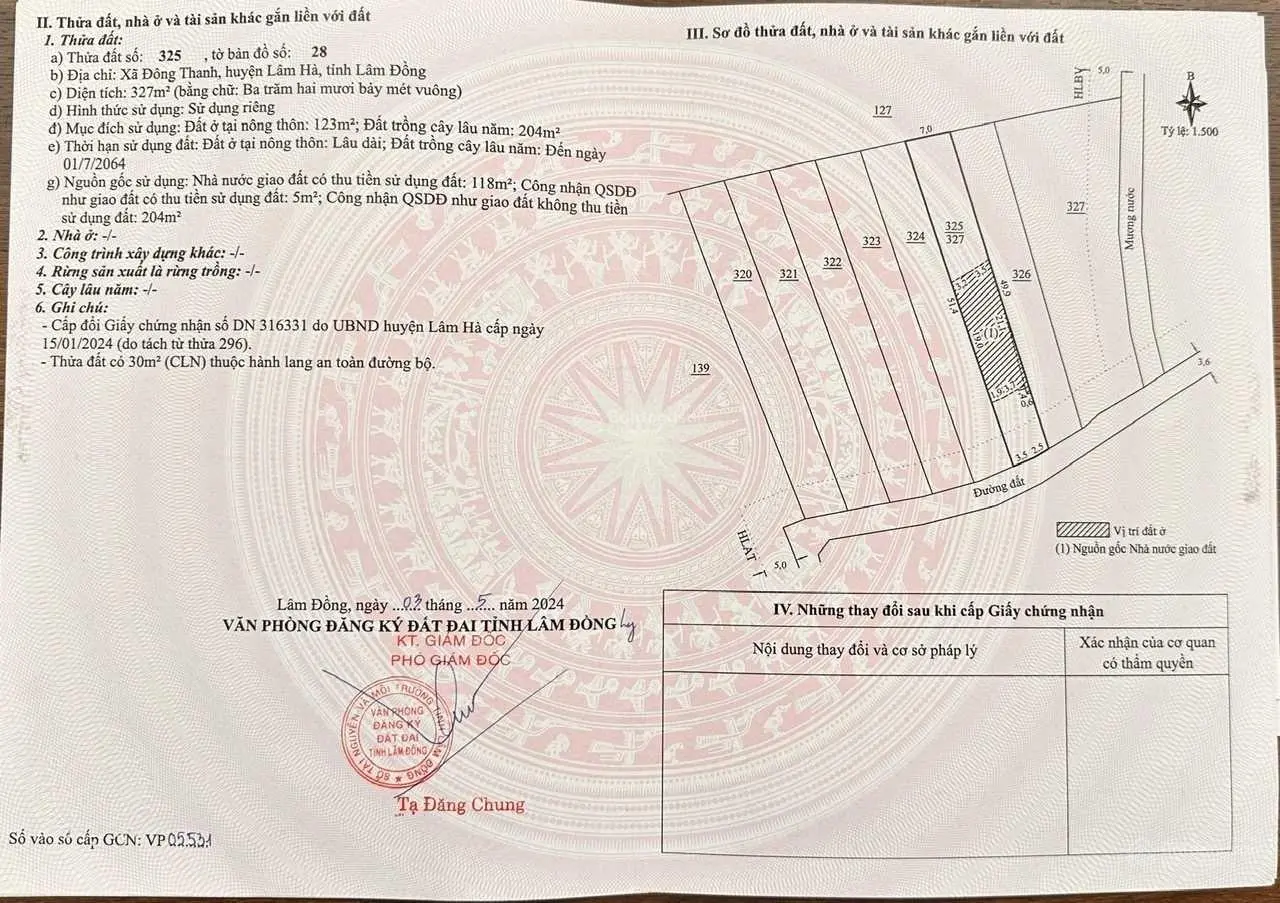 Đất Đông Thanh 2 lô liền kề sẵn sổ, thổ cư. Giá 800-850 triệu/sổ. Cách chợ Đà Lạt 31phút di chuyển