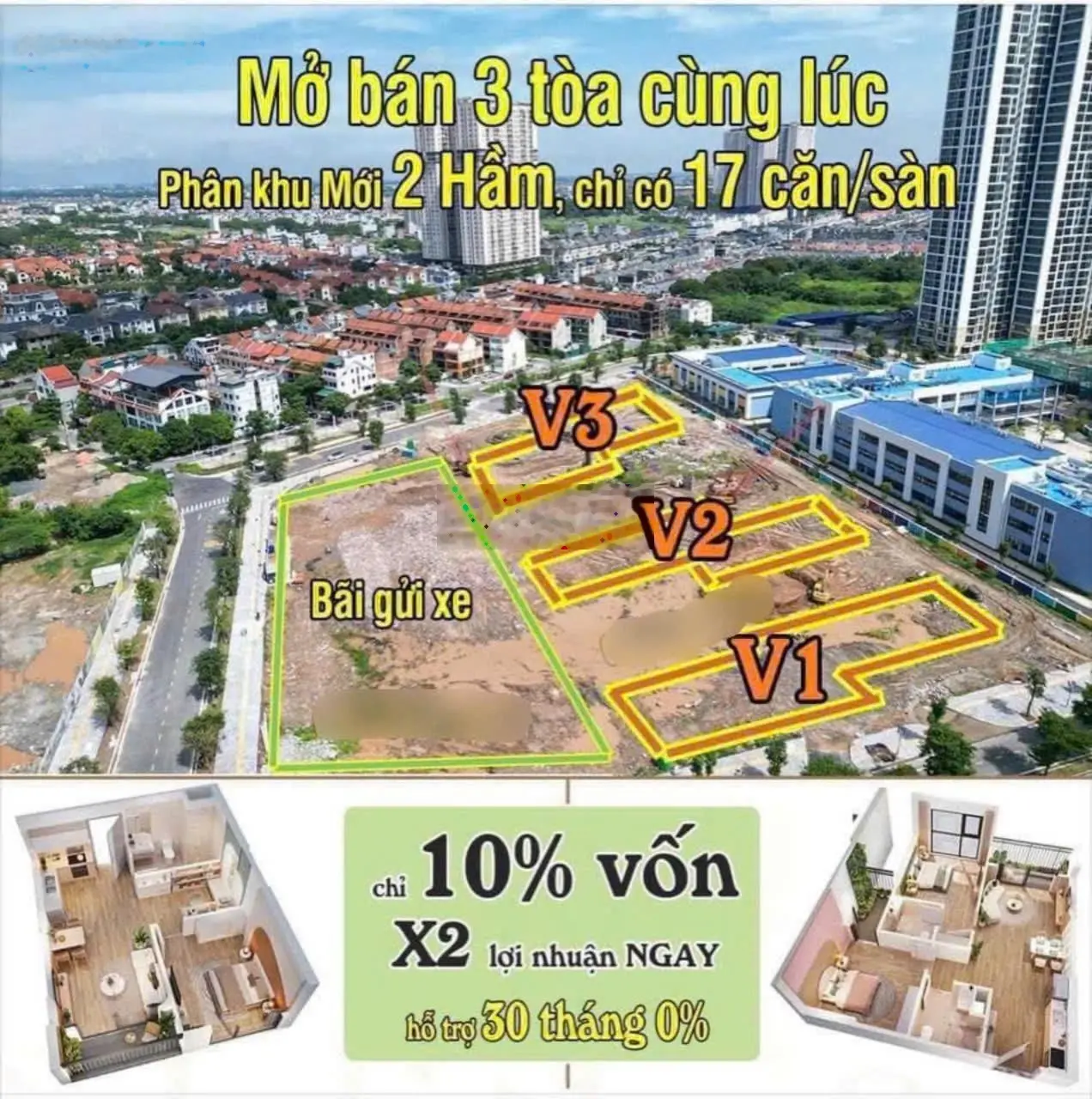 Nhận booking quỹ căn đẹp nhất dự án The Victoria thuộc dự án Vinhomes Smart City