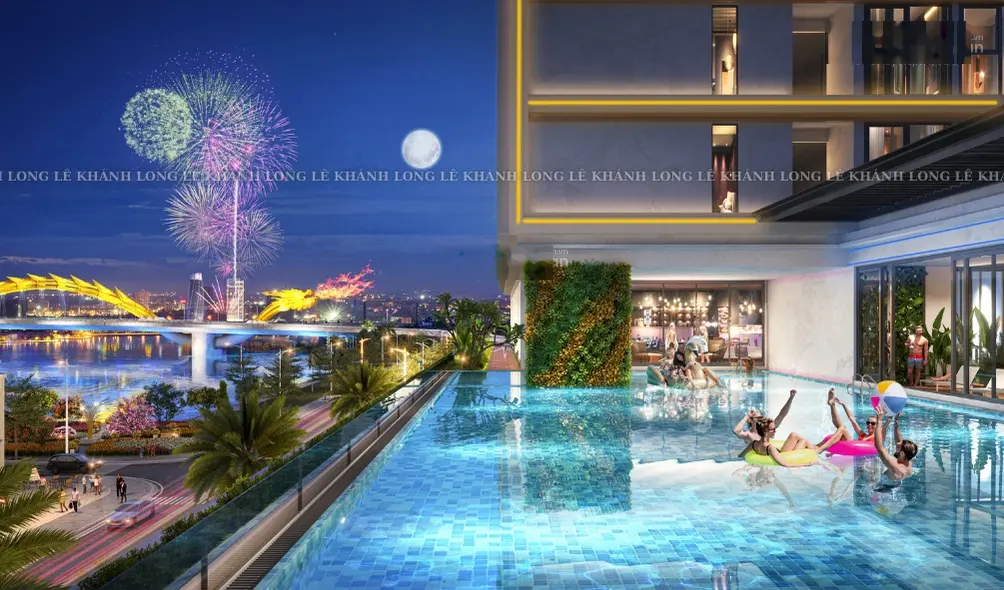 Căn hộ Sun Ponte. 92m2, 3 phòng ngủ đúng 5ty5. Thăng hoa cảm xúc mà còn đảm bảo tiềm năng.