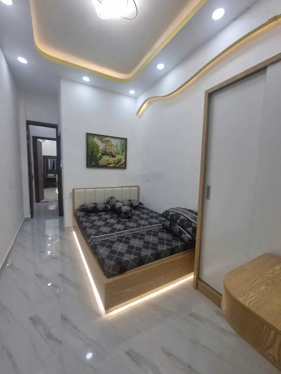 Nhà mới đẹp Quang Trung, tặng nội thất như hình, 3 tỷ 790 bao sang tên. Liên hệ xem nhà 0906435138
