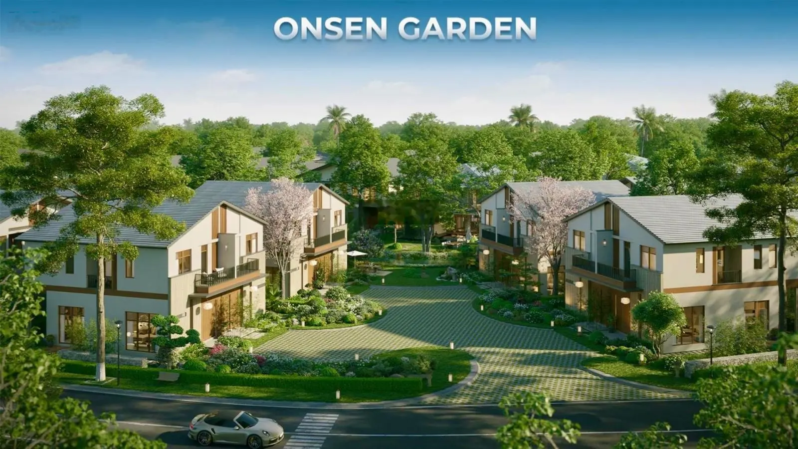 Tổng Vốn Đầu Tư 19tỷ1 Sở Hữu Ngay Biệt Thự Đơn Lập 420-496m2 Khoáng Nóng Onsen LH: 0963 552 ***