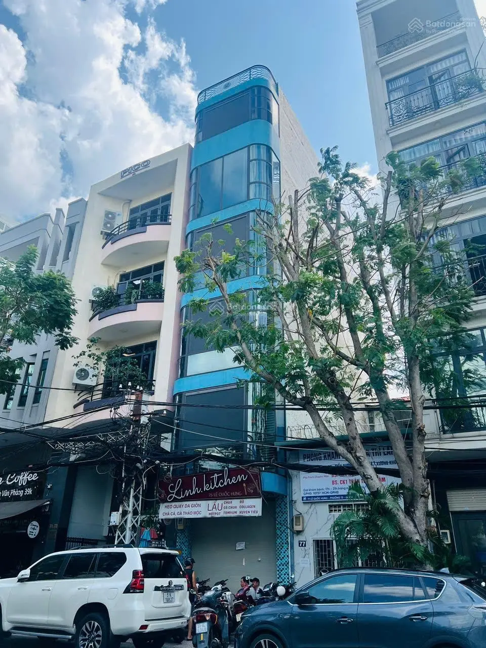 Mặt tiền KD sầm uất Lê Quốc Hưng, Q4. 4m x 20m, 7 tầng ốp kính sang trọng, có thang máy, giá 30 tỷ