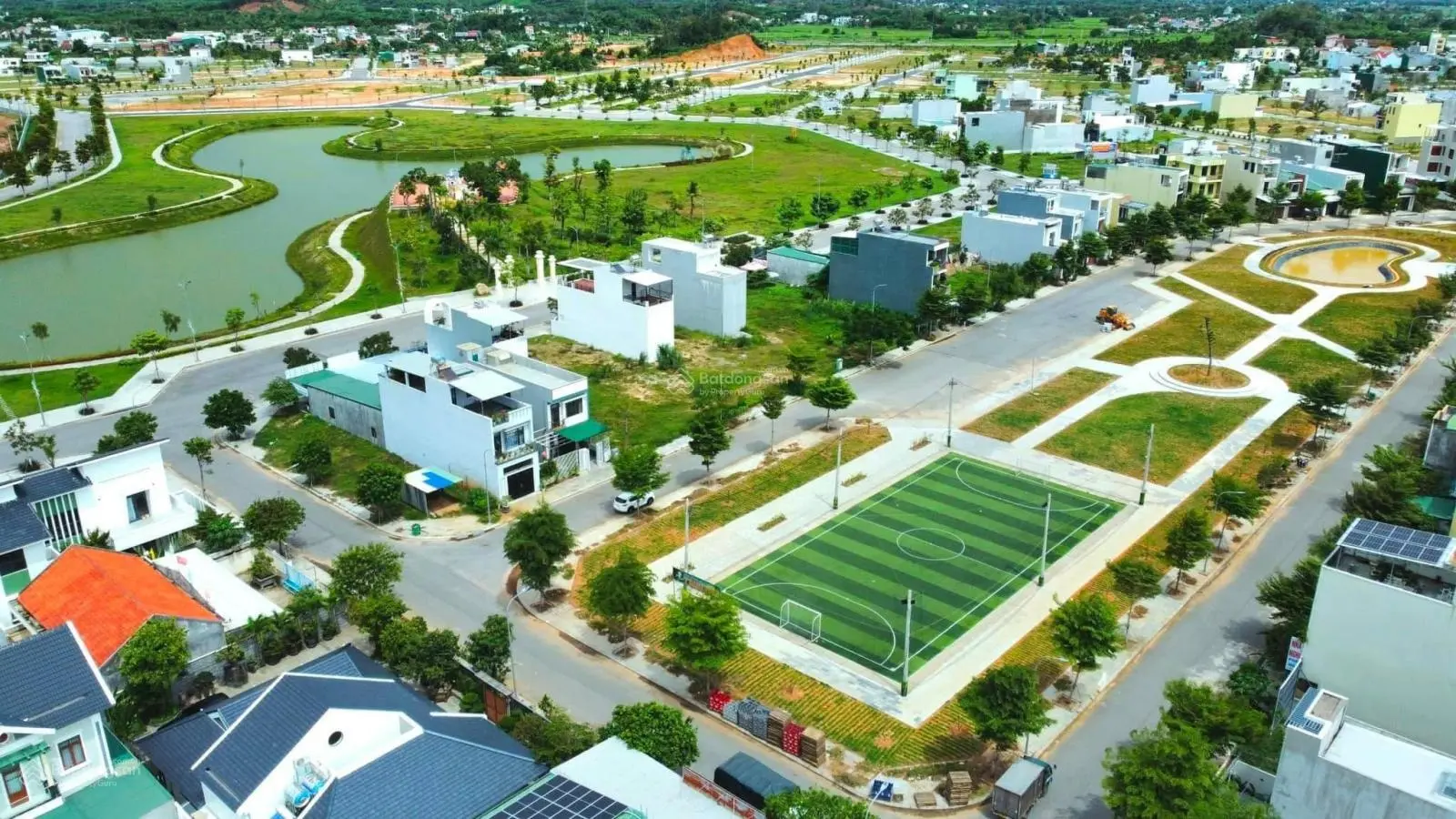 Lô góc biệt thự 317m2 KDC 577 - dự án đẹp nhất Quảng Ngãi