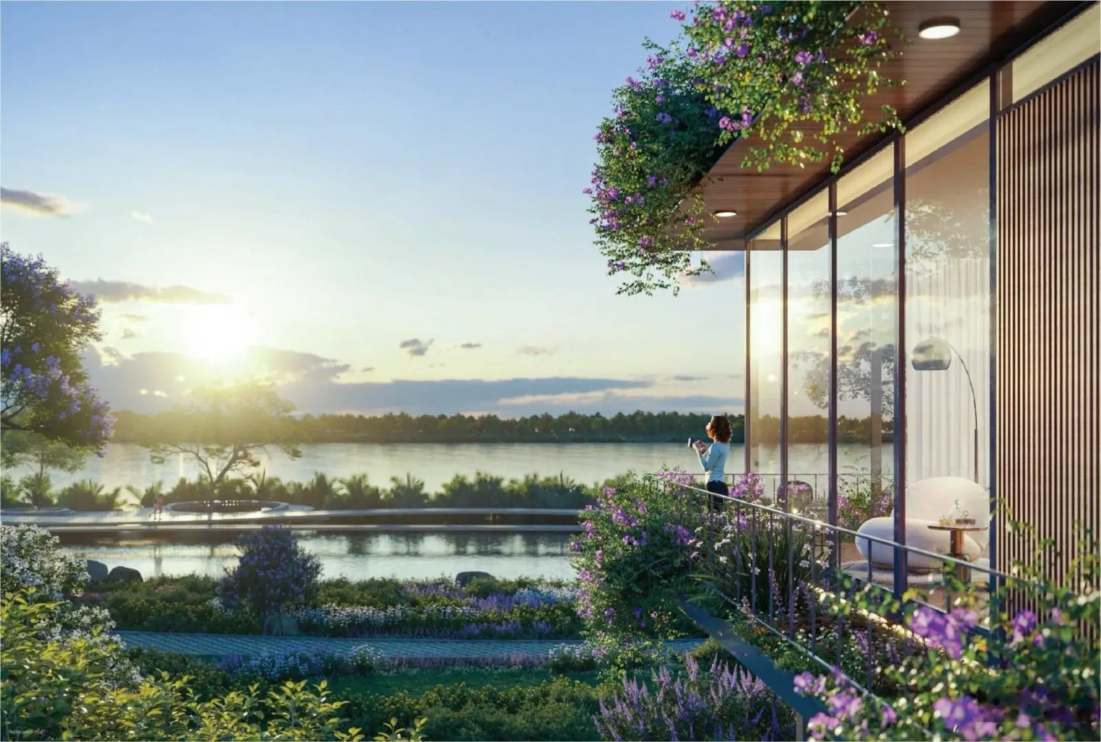 Biệt thự đơn lập độc bản EcoVillage, trực diện sông, bến du thuyền, duy nhất 1 căn suất ngoại giao