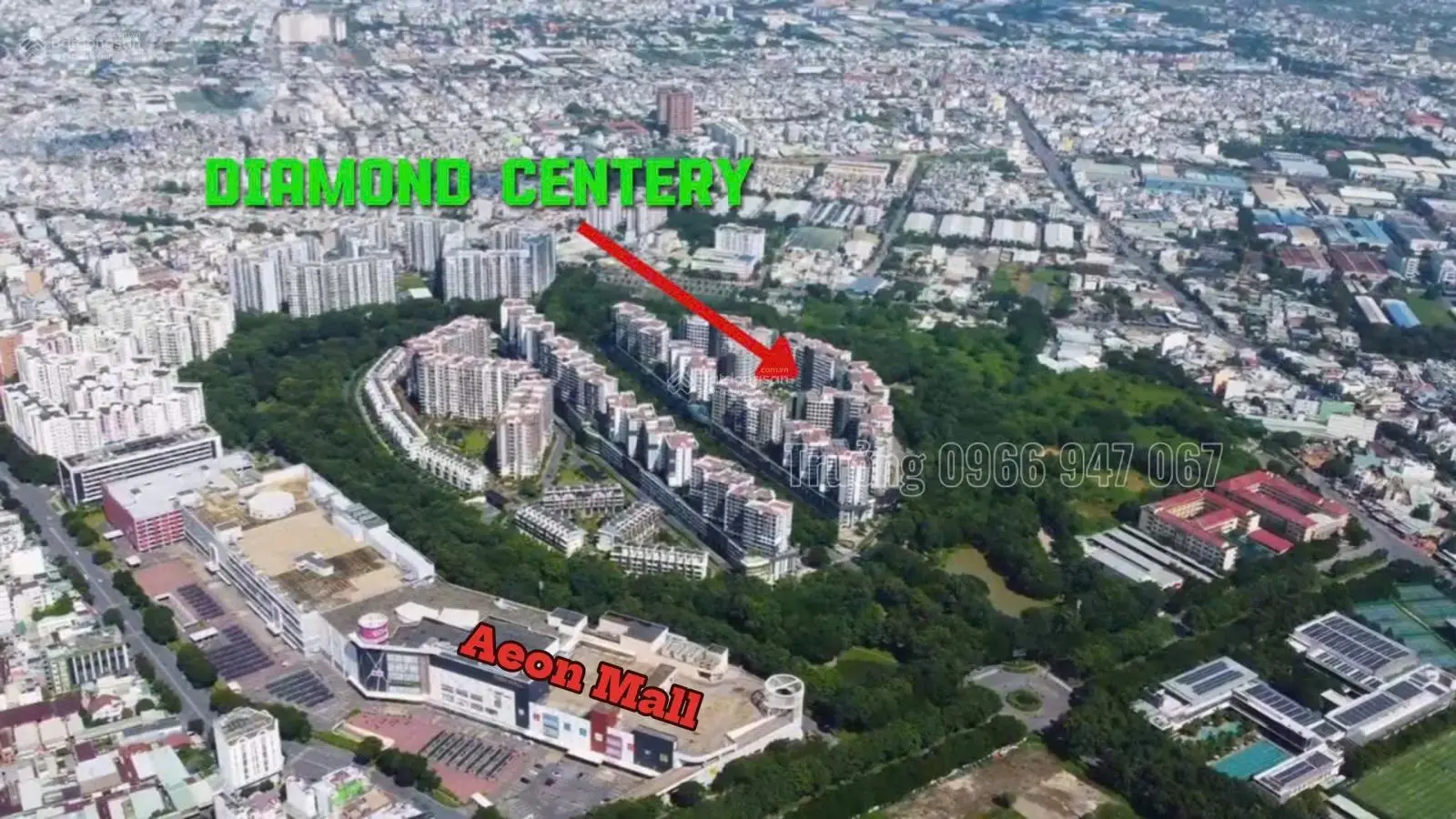 Giá gốc CĐT Không có chênh lệch-Căn 3PN 120.7m2 tại khu Diamond Centery Celadon City đáng mua nhất