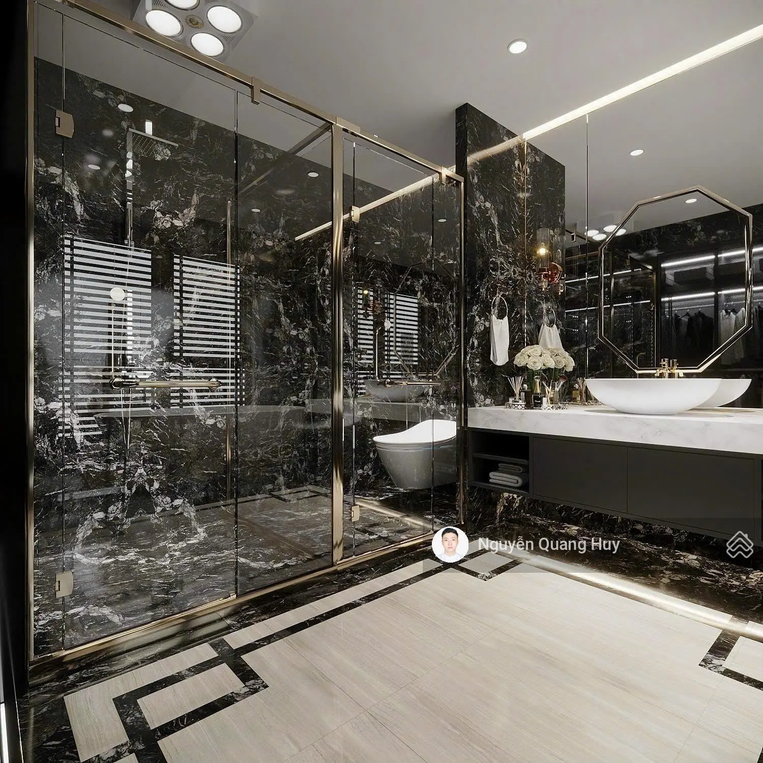 Cần bán gấp căn Shophouse Khai Sơn, DT 90m2, nhà hoàn thiện cao cấp, view trường học và vườn hoa