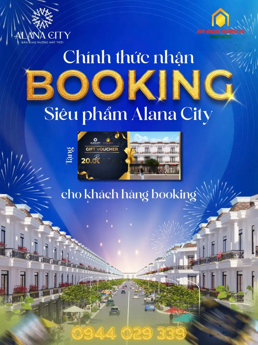 Nhận booking 30tr/nền tặng ngay voucher 20 triệu