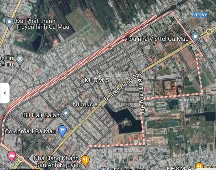 bán đất và nhà tại đường Trần Hưng Đạo và Vành Đai 2 thành phố Cà Mau