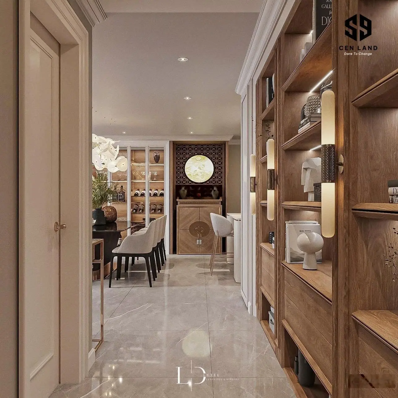 Mở bán dinh thự trên không 138m2 chung cư The Wisteria nằm cuối đường Trịnh Văn Bô giá đúng 52tr/m2