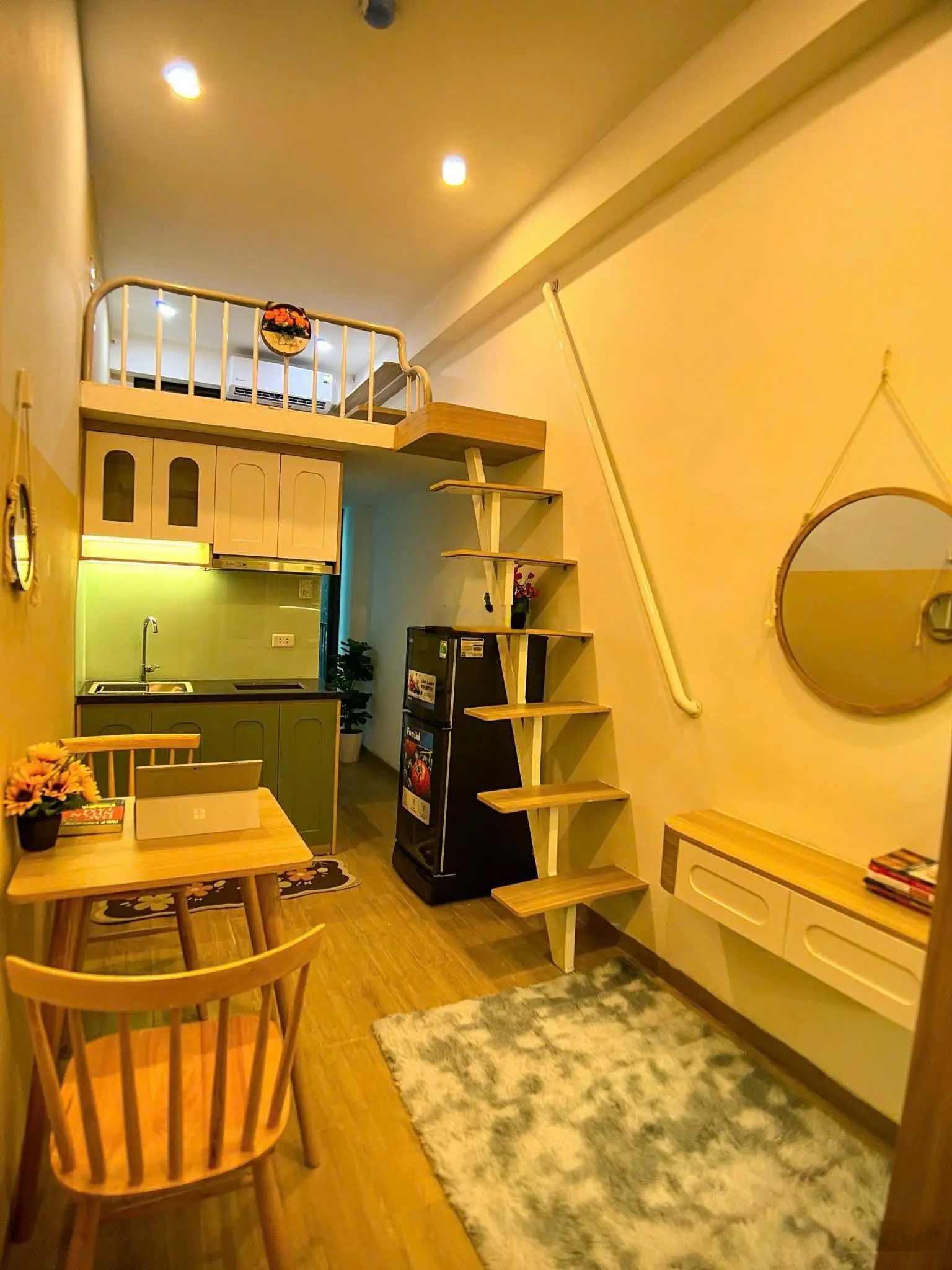 Đợi mãi mới có! Tòa CCMN Thái Thịnh, 55m2*7T, MT 5M, 18 phòng KK, đủ PCCC, dòng tiền 9%/năm